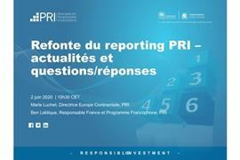 Refonte du reporting PRI
